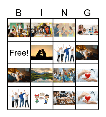 Gratitude Bingo Card