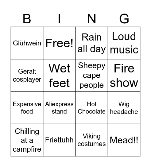 Midwinterfair Bingo Card
