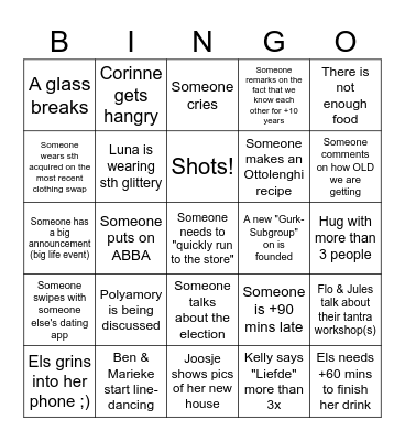 Grand Gurk Bingo 2023 Bingo Card