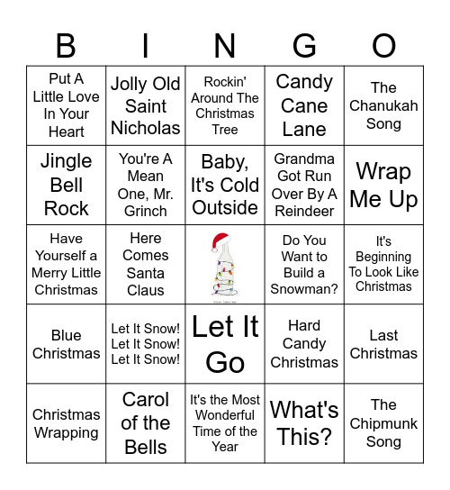 Winey Women Bingo Card