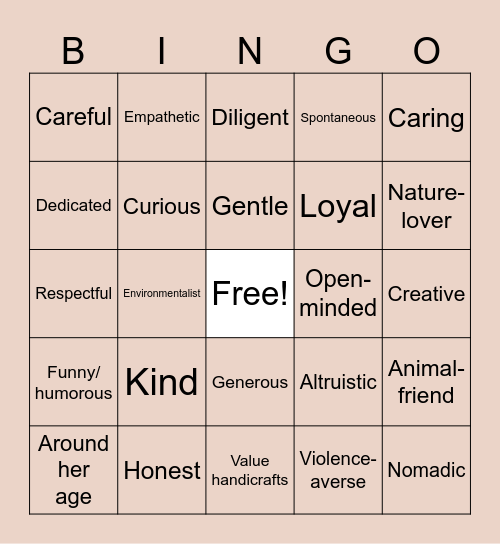 Are you Taliyah's type? Bingo Card