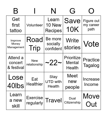 2024 Bingo Card