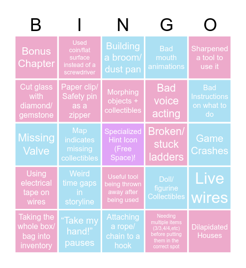 HOG BINGO (Honey’s Version) Bingo Card