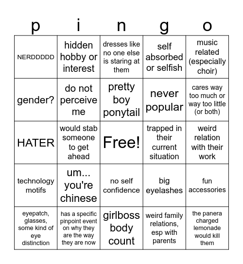 sdgasdgsdsgsadg Bingo Card