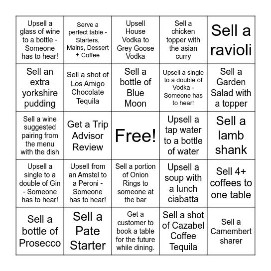 Untitled Bingo Card Untitled bingo card