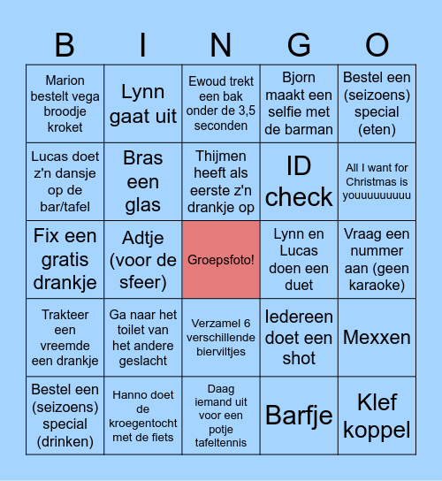 CaSalamanca Kroegen Bingo Card