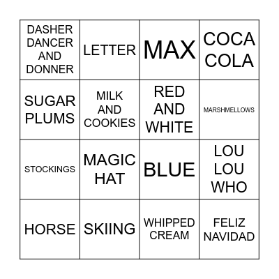 1 Bingo Card