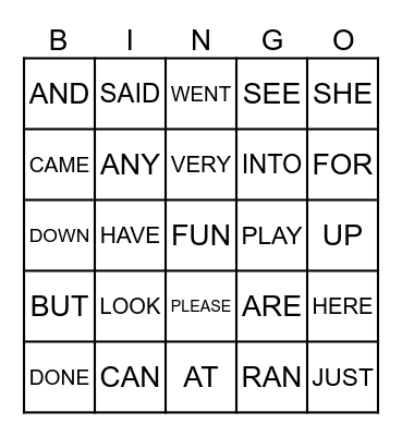 REFUGEE Bingo Card