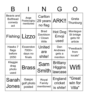 In Dan We Trust Bingo!!! Bingo Card