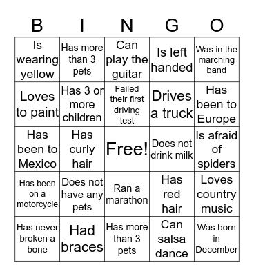 Depot B-I-N-G-O Bingo Card