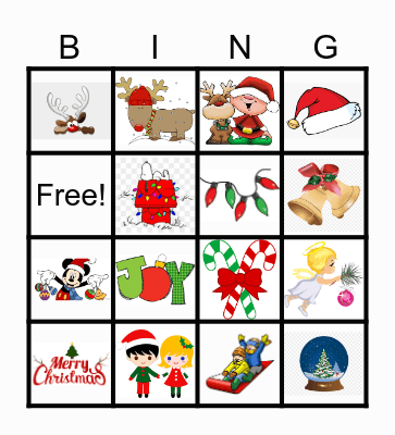 Holiday Bingo Card