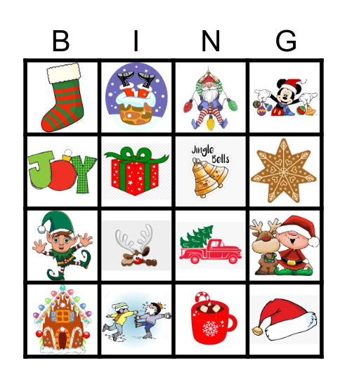 Christmas Bingo Card