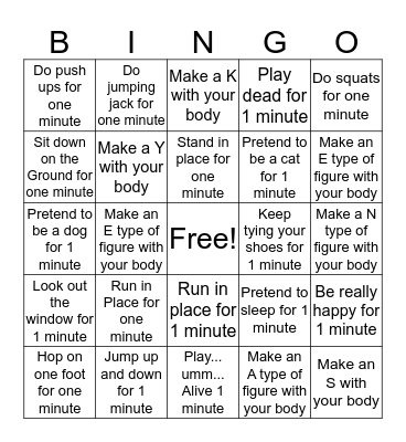 Random Bingo Card