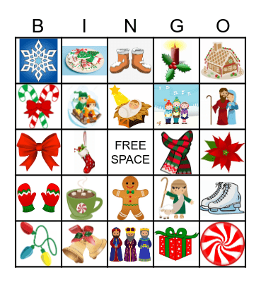 Christmas Bingo Card