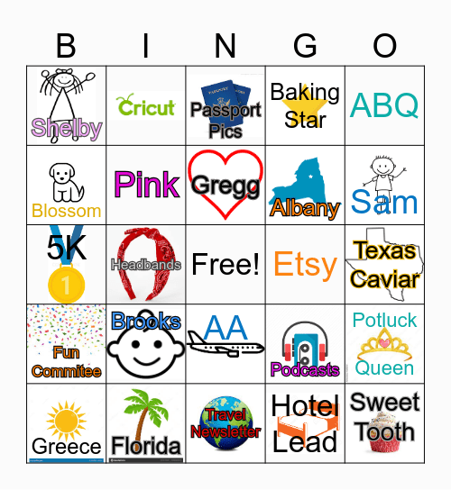 Lovely Lara's Retirement Bingo Card