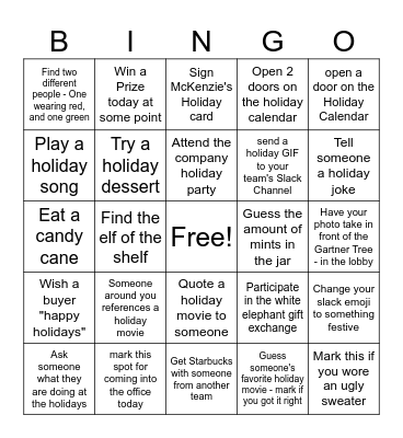 = Bingo Card