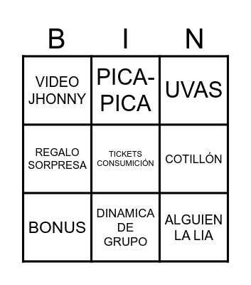 ZITRO XMAS Bingo Card