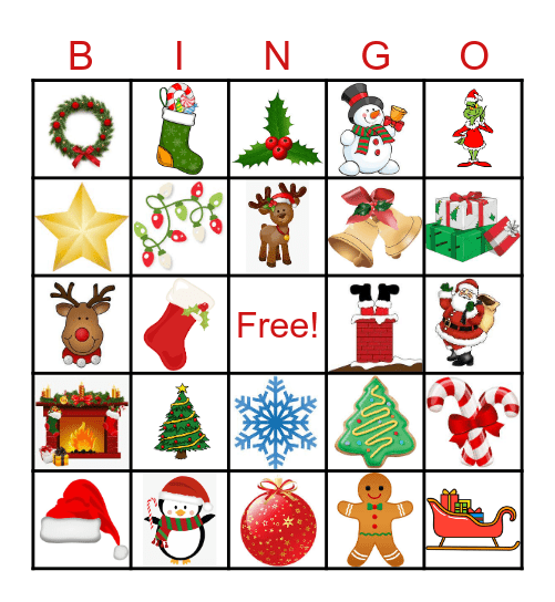 COLLECTIONS HOLIDAY BINGO Card