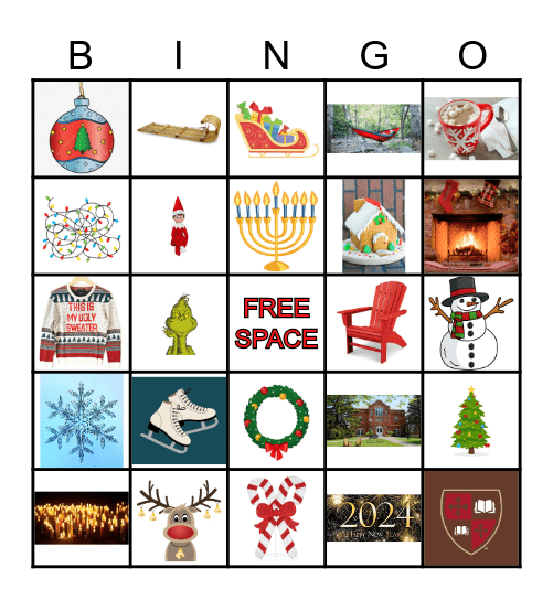 Payson Holiday Bingo Card