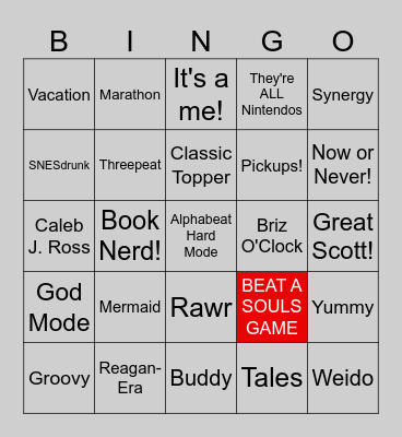 VAYAR Bingo Card