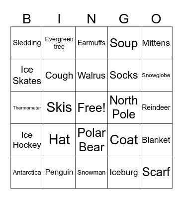 Festive BINGO Card
