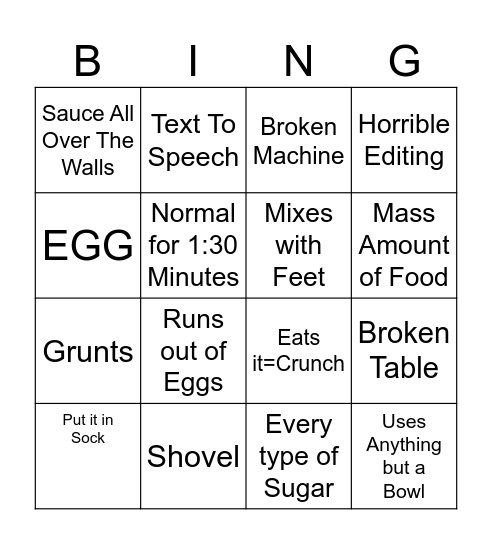 How To Basic Bingo Card
