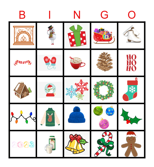 Holiday Bingo! Bingo Card