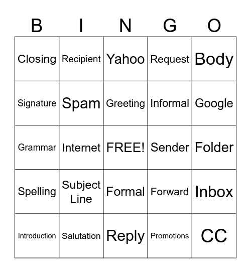 LCC111 BINGO Card