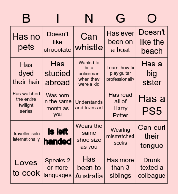 CORPORATE FUNCTIONS Bingo Card