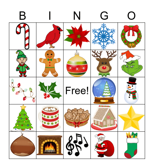 Christmas Bingo Card