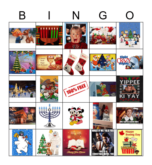 HOLIDAY BINGO Card