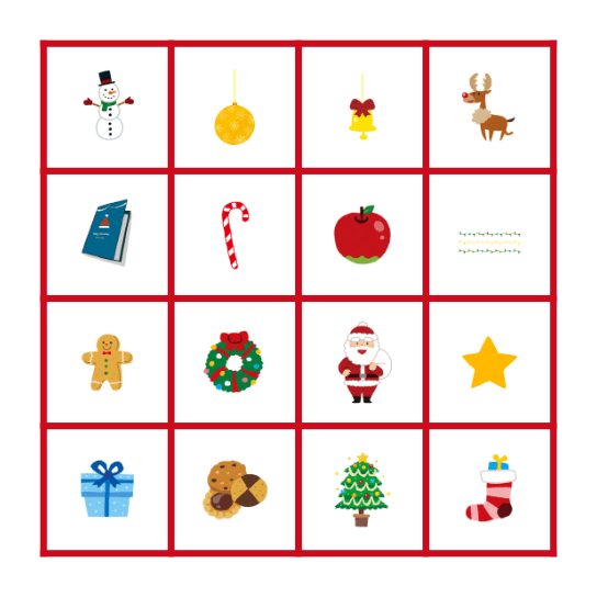 Christmas Bingo! Bingo Card