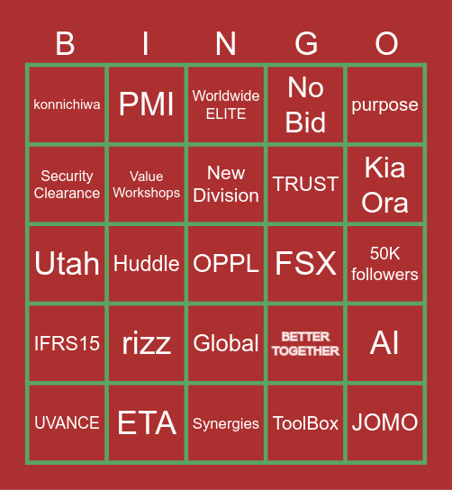 Enable Virtual EOY Bingo Card