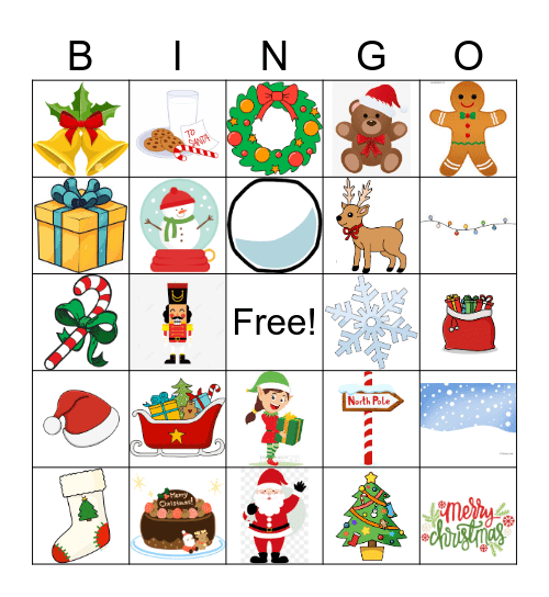 Christmas Bingo Card