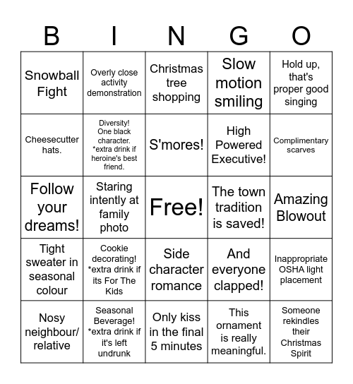 Get decked, it's Christmas Bingo Card