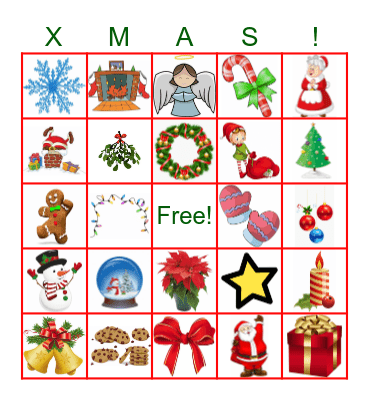 Christmas Bingo Card