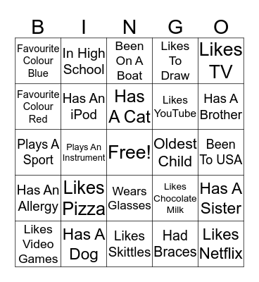 CommunityWorks Orientation Bingo Card