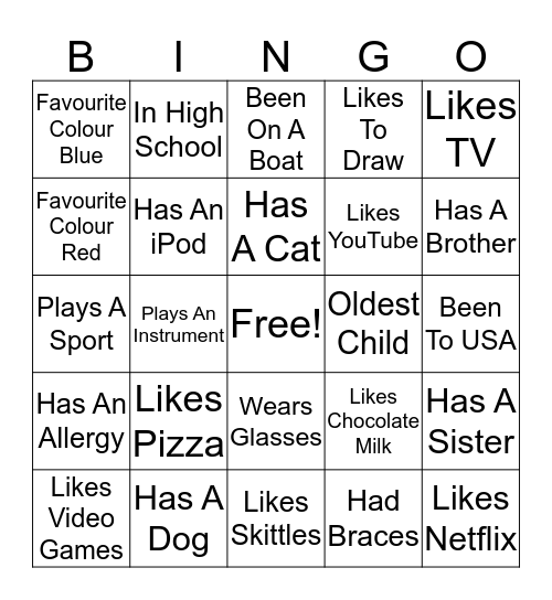 CommunityWorks Orientation Bingo Card