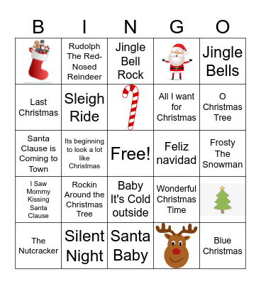 Christmas Bingo Card