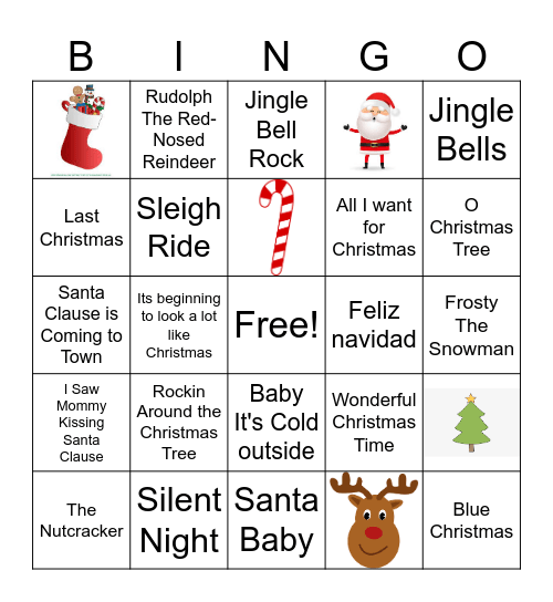 Christmas Bingo Card