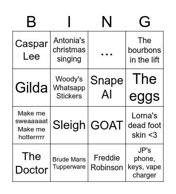 CAMPUS BINGO Card