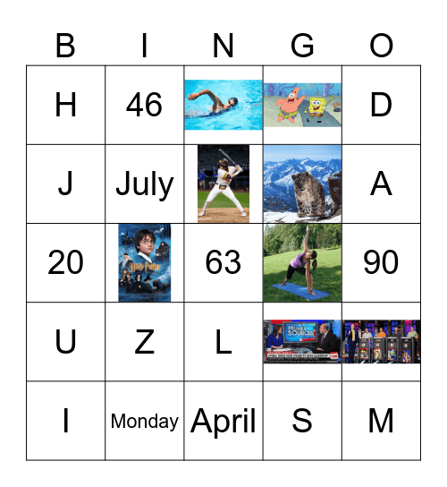 4th Grade Units 1 and 2 Bingo Card