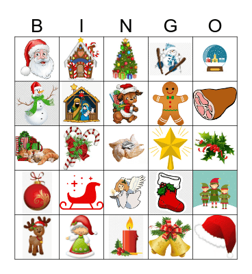 Christmas Bingo Card