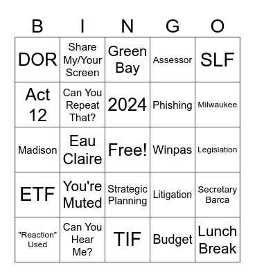 Virtual BINGO Card