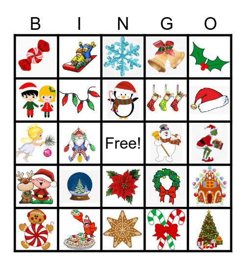 Christmas Bingo Card