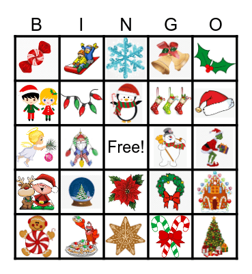 Christmas Bingo Card