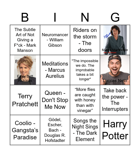 Operate Bingo Card