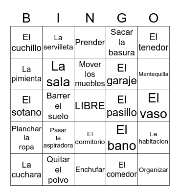 Loteria 5.2. Bingo Card