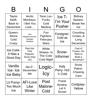 Radio Bingo BRRR Bingo Card