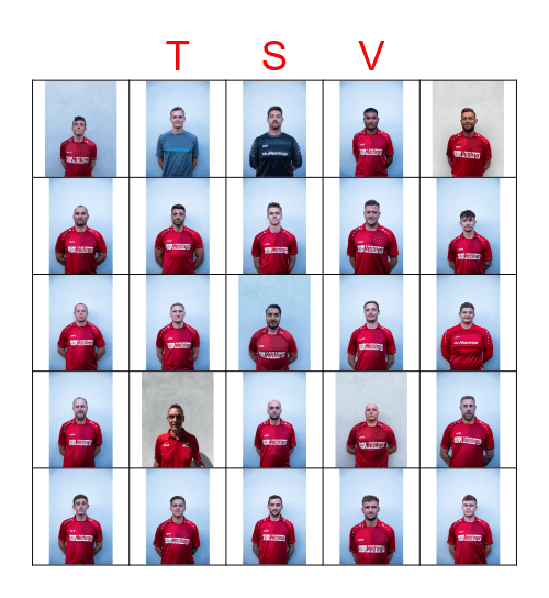 TSV Bingo Card